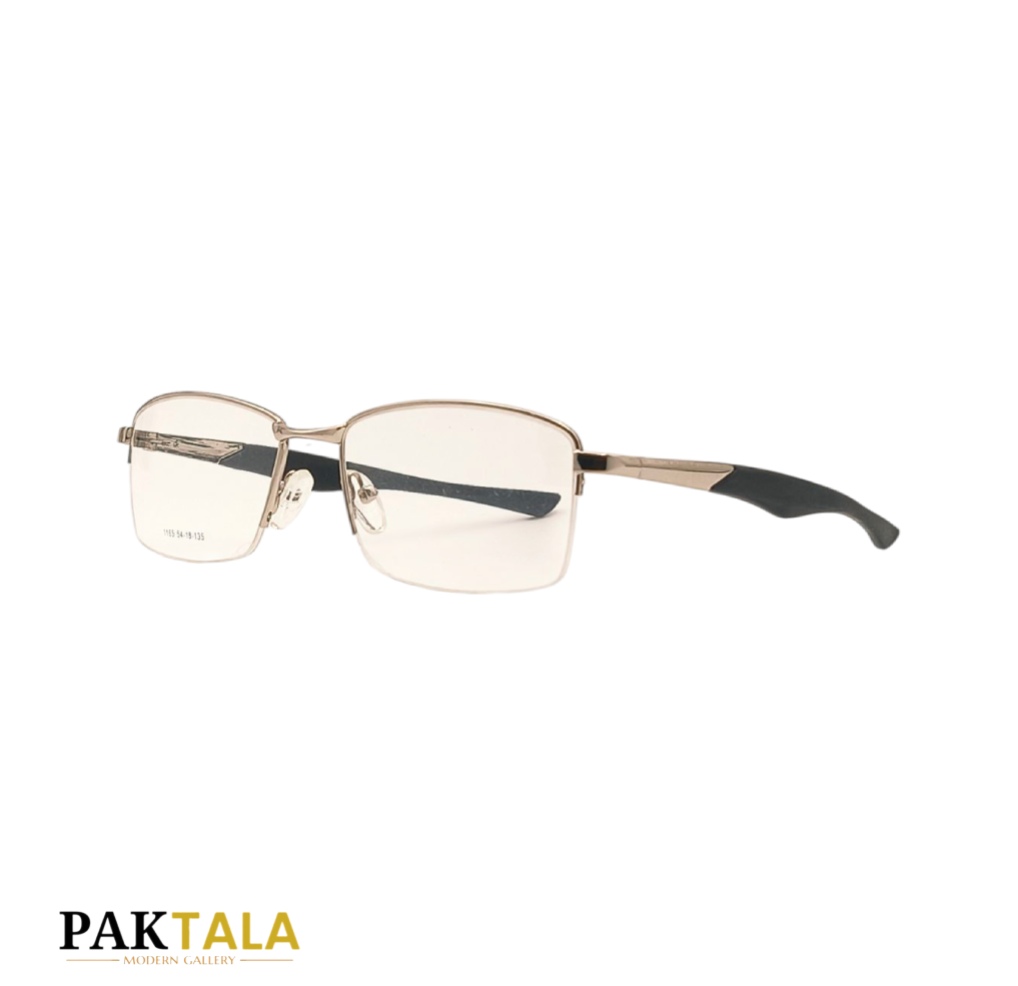عینک طبی نیم فریم استیل کد 1165 - تصویر 2