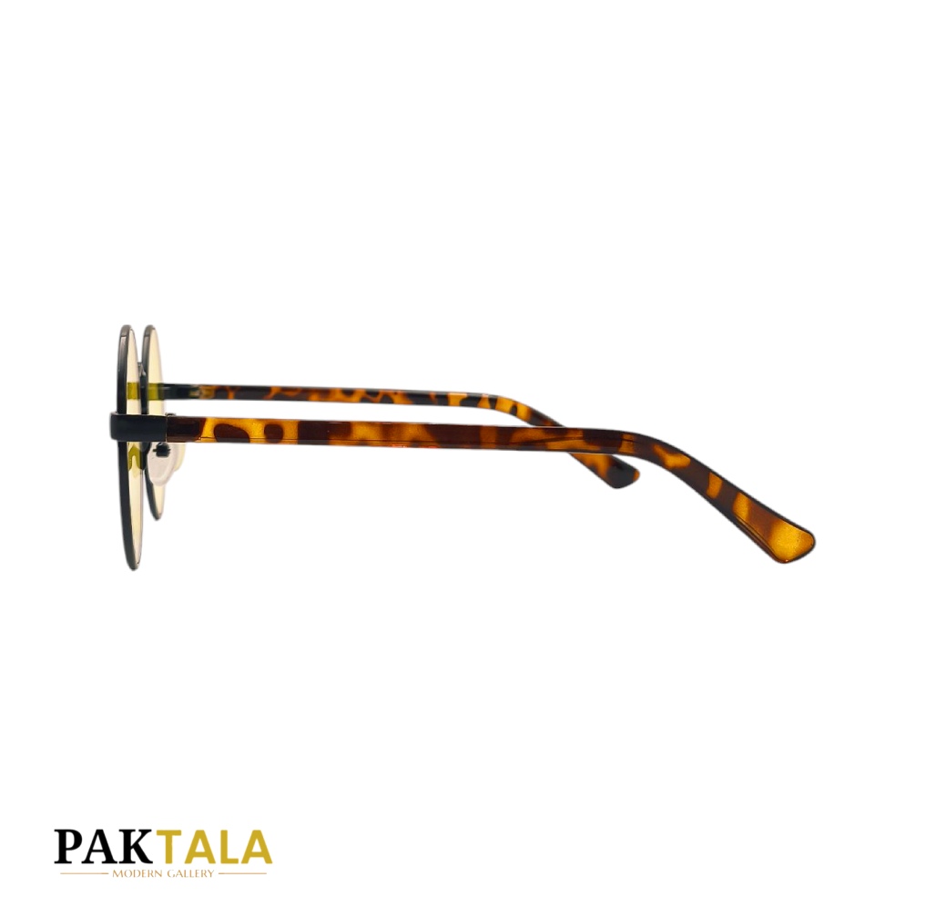 عینک آفتابی زرد فلزی کد Y1180 - تصویر 2